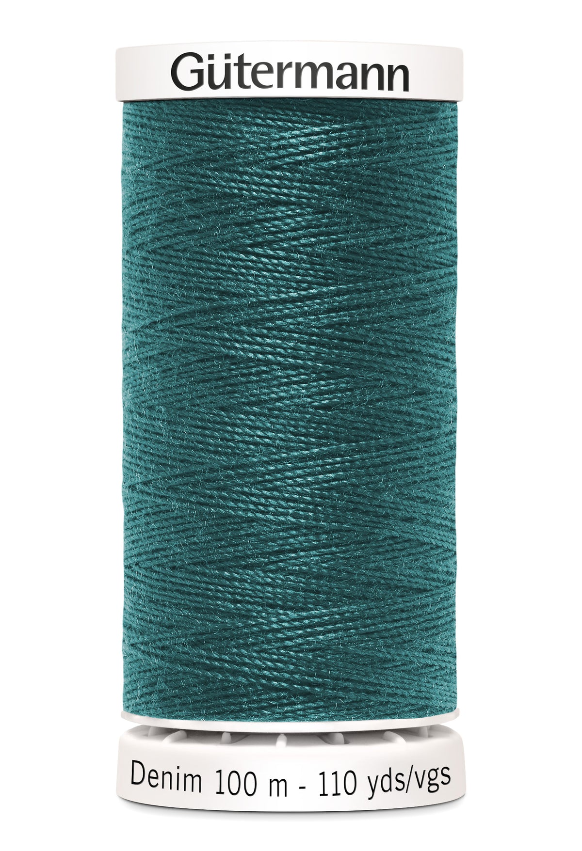 Gütermann Denim, 100 m, farve 7735 – Grønblå