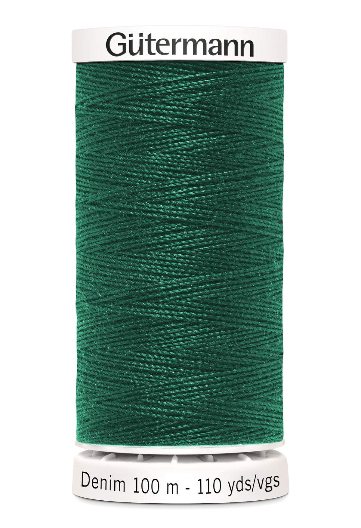 Gütermann Denim, 100 m, farve 8075 – Julegrøn