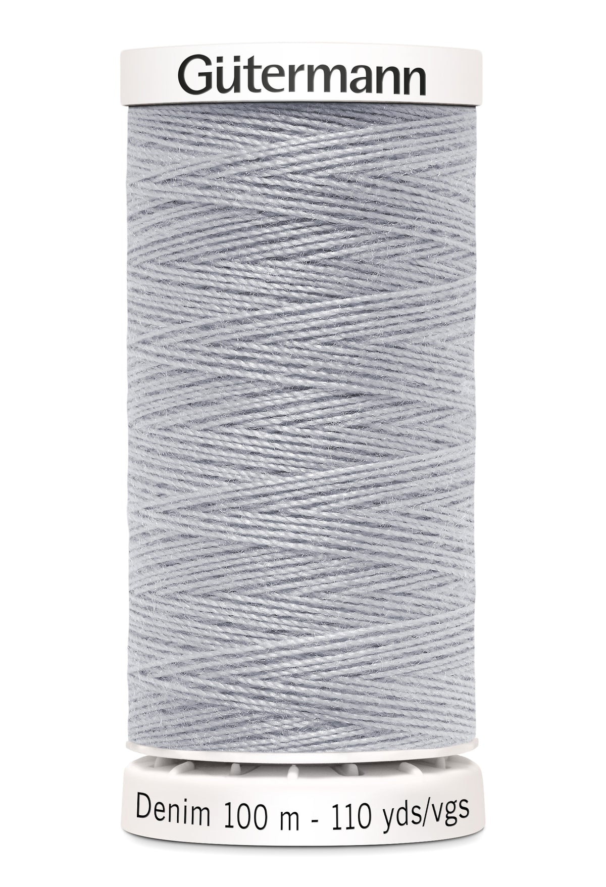 Gütermann Denim, 100 m, farve 9830 – Lysegrå