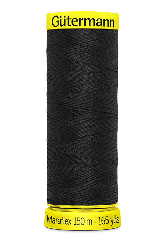 Gütermann Maraflex, 150 m, farve 0 – Sort
