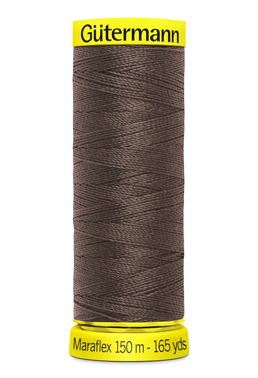 Gütermann Maraflex, 150 m, farve 446 – Mørkegråbrun