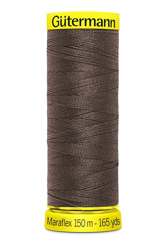 Gütermann Maraflex, 150 m, farve 446 – Mørkegråbrun