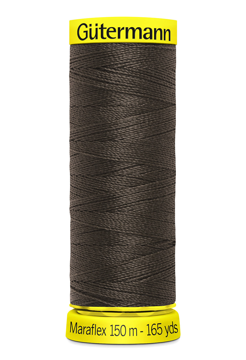 Gütermann Maraflex, 150 m, farve 696 – Mørk brun