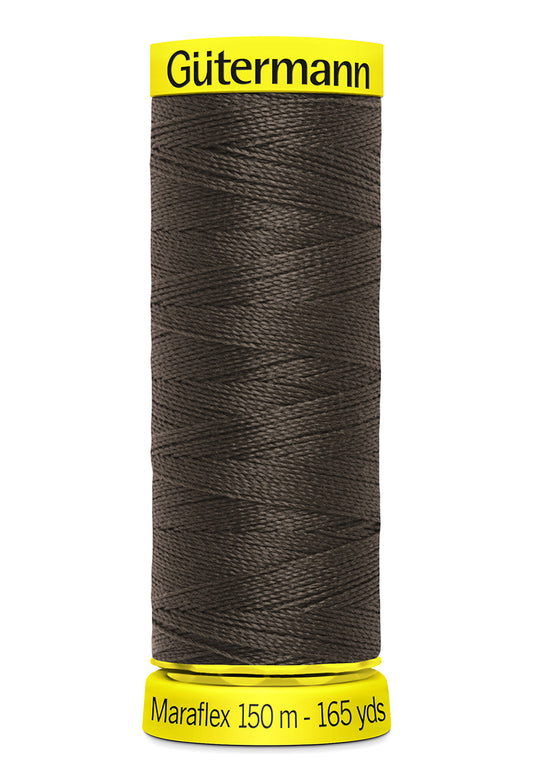 Gütermann Maraflex, 150 m, farve 696 – Mørk brun