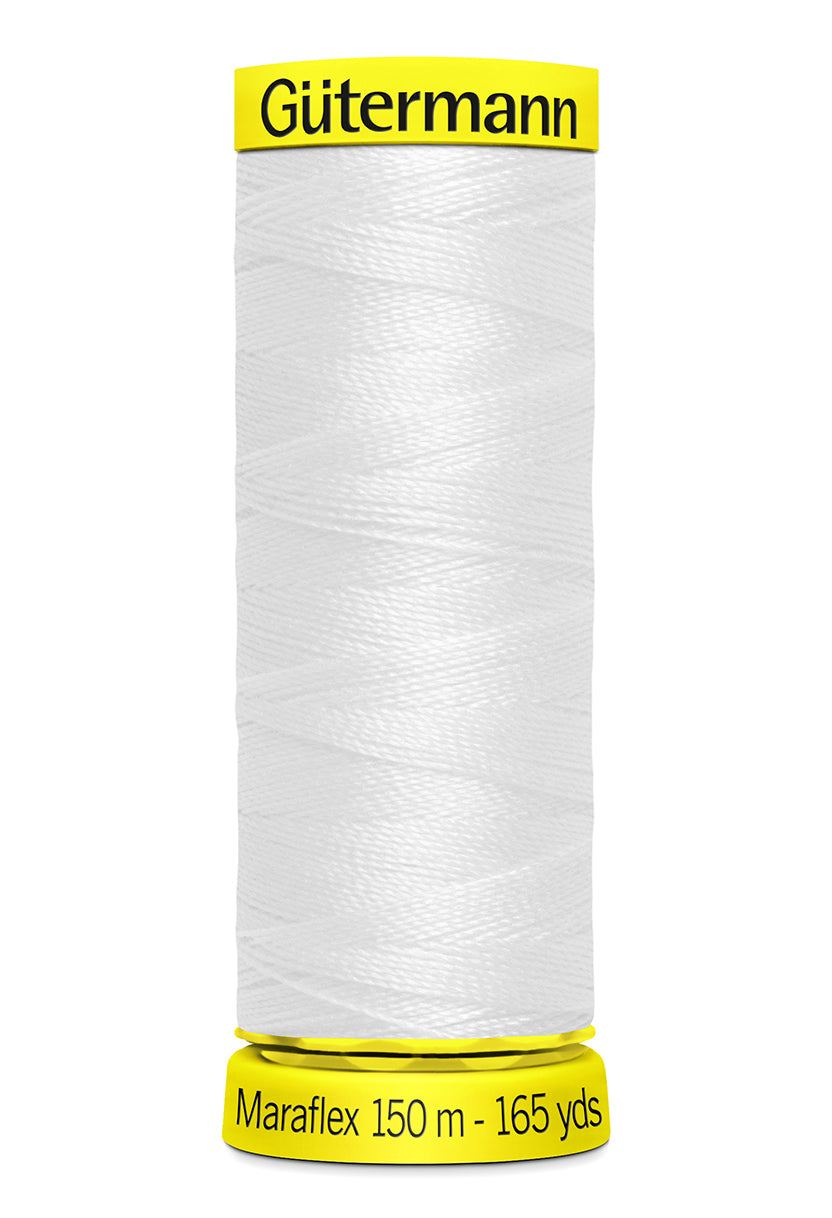 Gütermann Maraflex, 150 m, farve 800 – Hvid