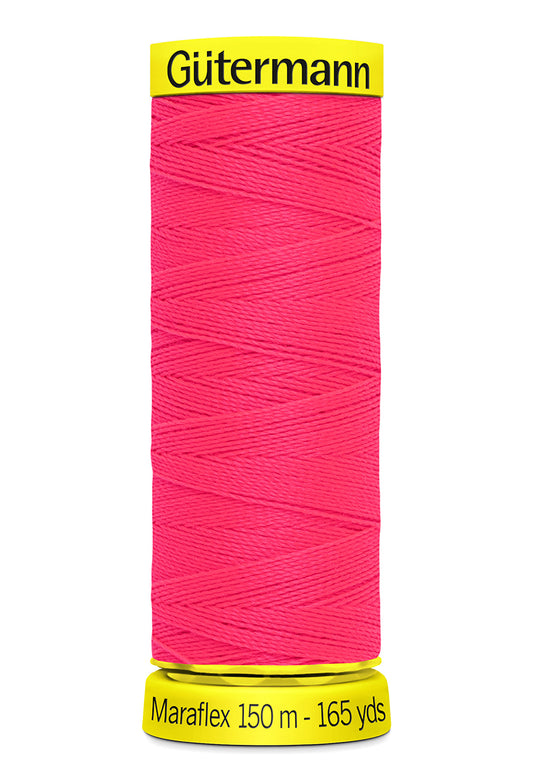 Gütermann Maraflex, 150 m, farve 3837 – Neonrosa