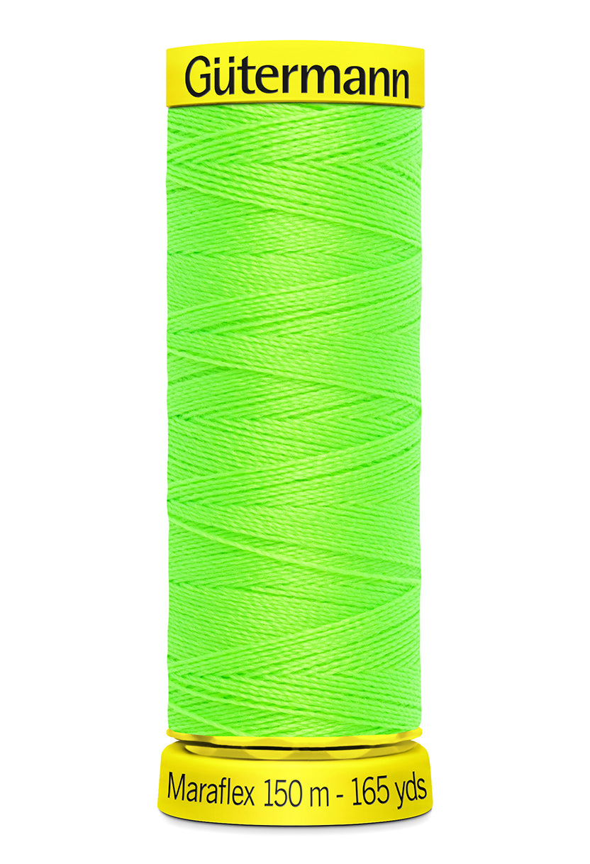 Gütermann Maraflex, 150 m, farve 3853 – Neongrøn