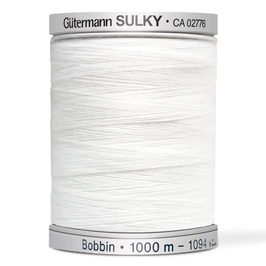 Gütermann Bobbin Undertråd 1000M hvid/sort