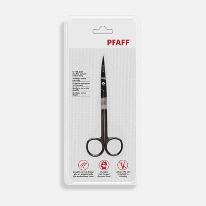 PFAFF Double Curved Embroidery Saks 6”