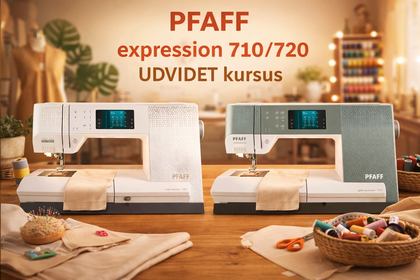 PFAFF expression 710/720 UDVIDET KURSUS