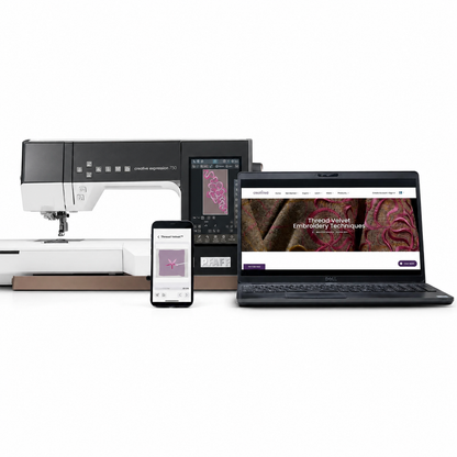 PFAFF® creative expression™ 750 sy- og broderimaskine